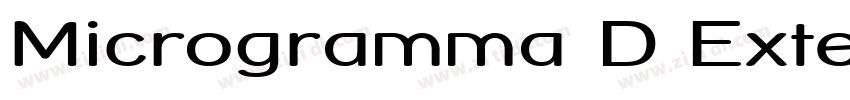 Microgramma D Extend字体转换 Microgramma D Extend字体转换